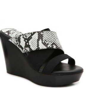 Charles David Fefe Wedges Sandal 7.5